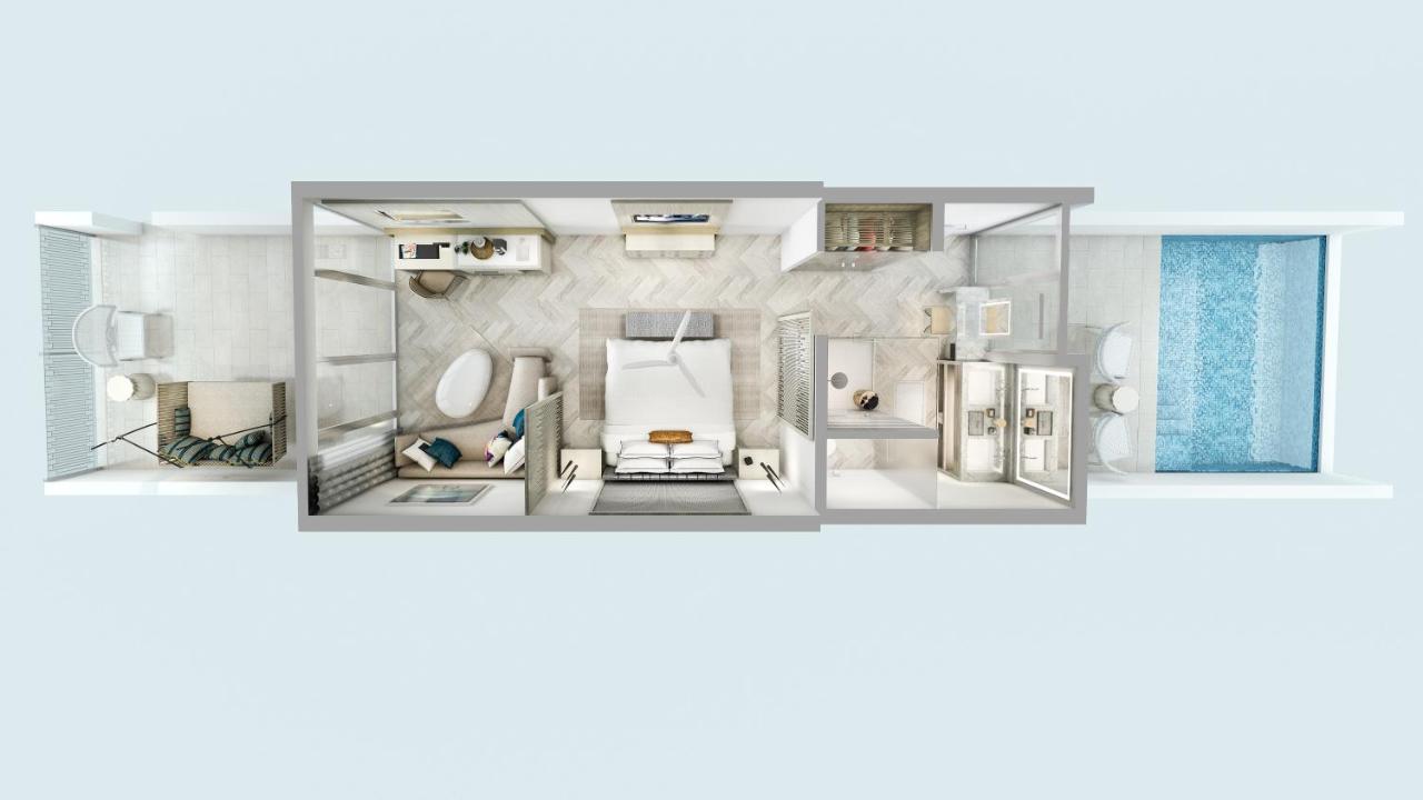 Superior King Suite with Pool at H2O Suites - Adults Only