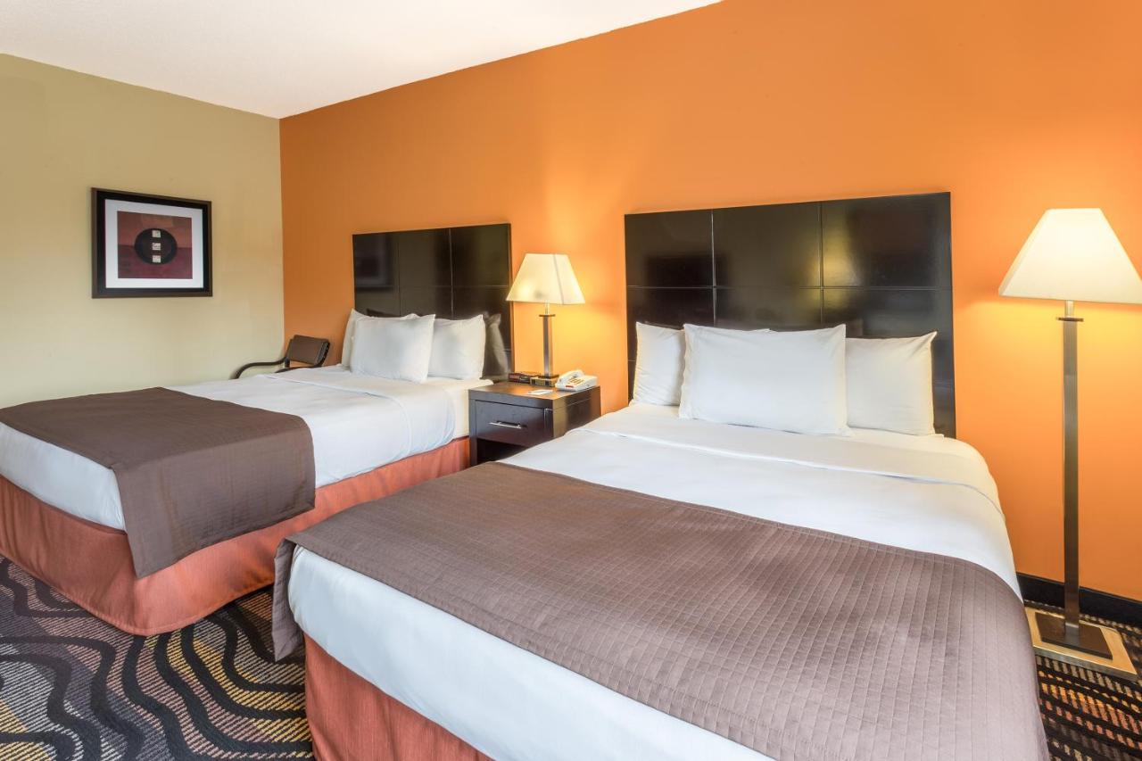 Queen Room with Two Queen Beds - Non-Smoking at AmericInn by Wyndham Streator
