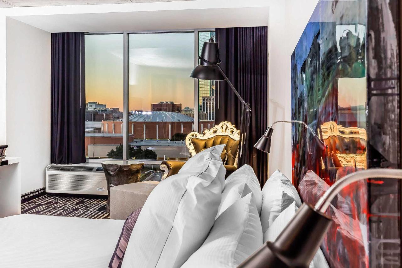 Corner Double Queen Suite at Lorenzo Hotel Dallas, Tapestry Collection by Hilton