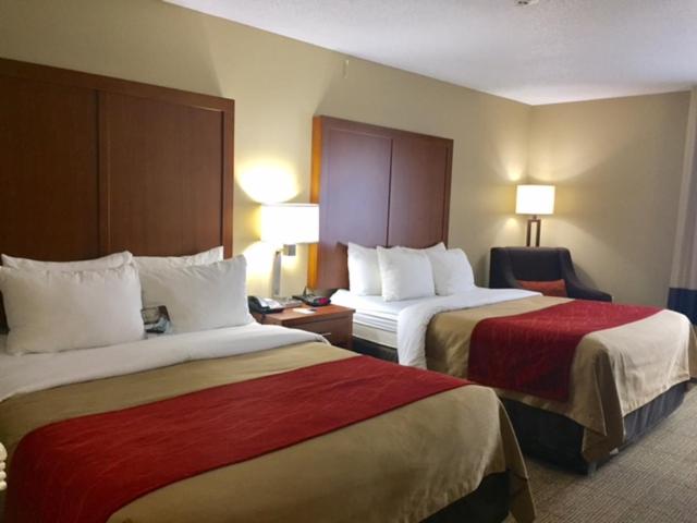 Queen Room with Two Queen Beds at Comfort Inn & Suites Airport - American Way