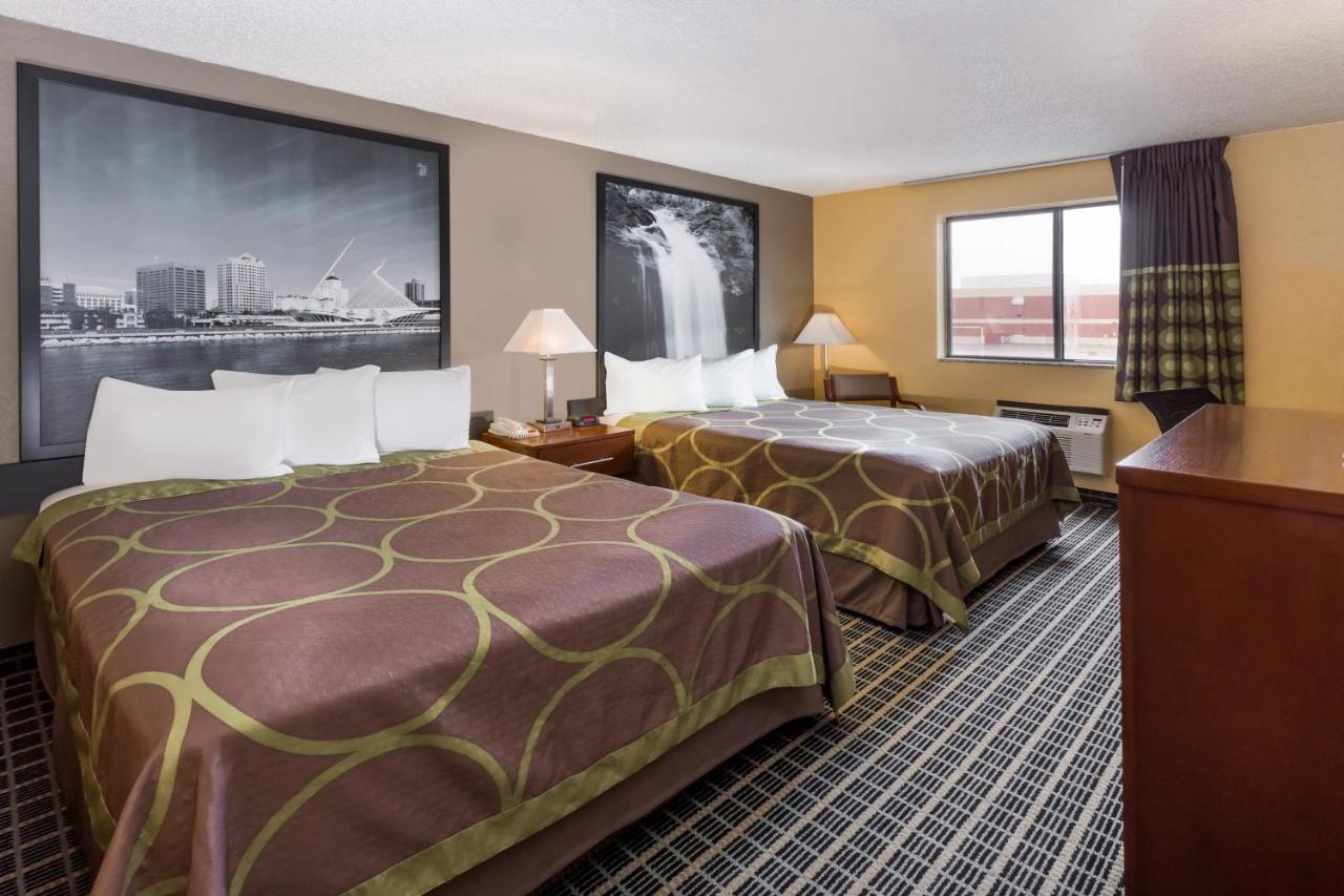 Queen Room with Two Queen Beds - Non-Smoking at Super 8 by Wyndham Janesville